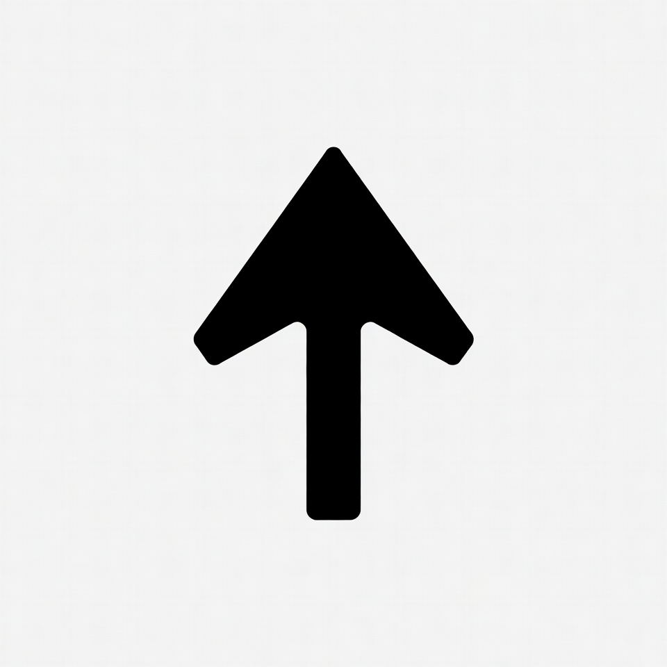 Black upward arrow icon Black upward arrow icon
