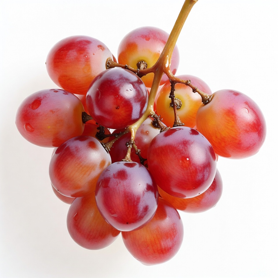 Fresh red grapes bunch Fresh red grapes bunch