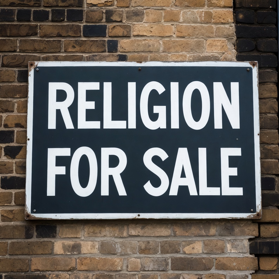 Religion for Sale Sign Religion for Sale Sign