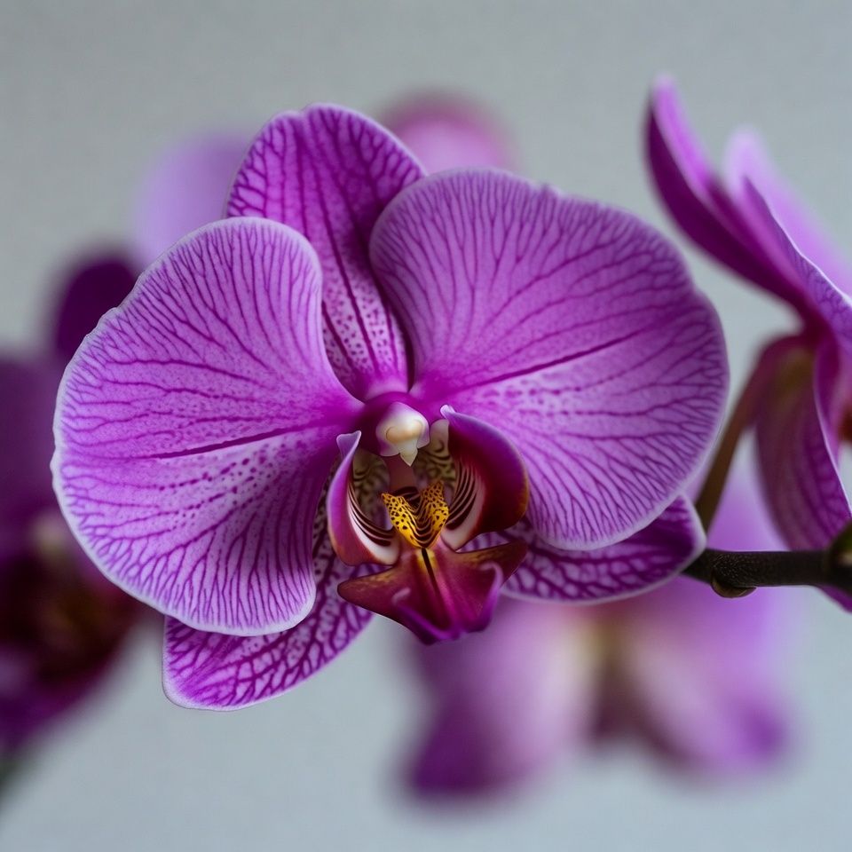 Purple Phalaenopsis Orchid Bloom Purple Phalaenopsis Orchid Bloom
