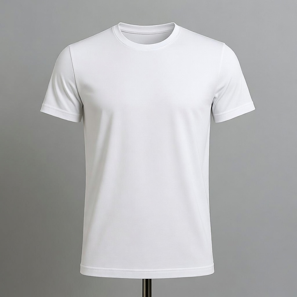 White T-shirt on Mannequin White T-shirt on Mannequin