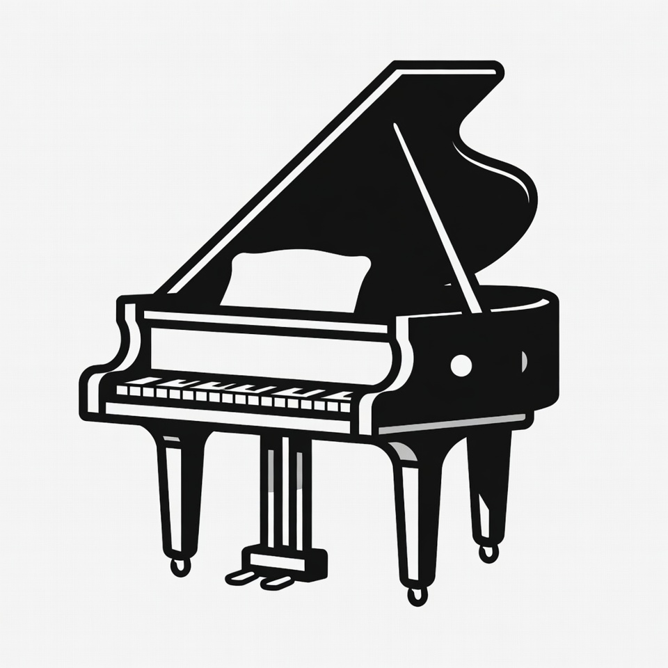 Grand Piano Illustration Grand Piano Illustration
