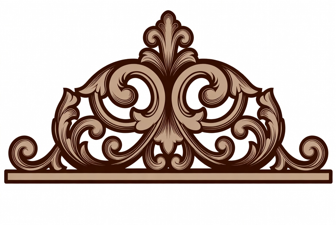 Ornate Baroque Scroll Ornament Ornate Baroque Scroll Ornament