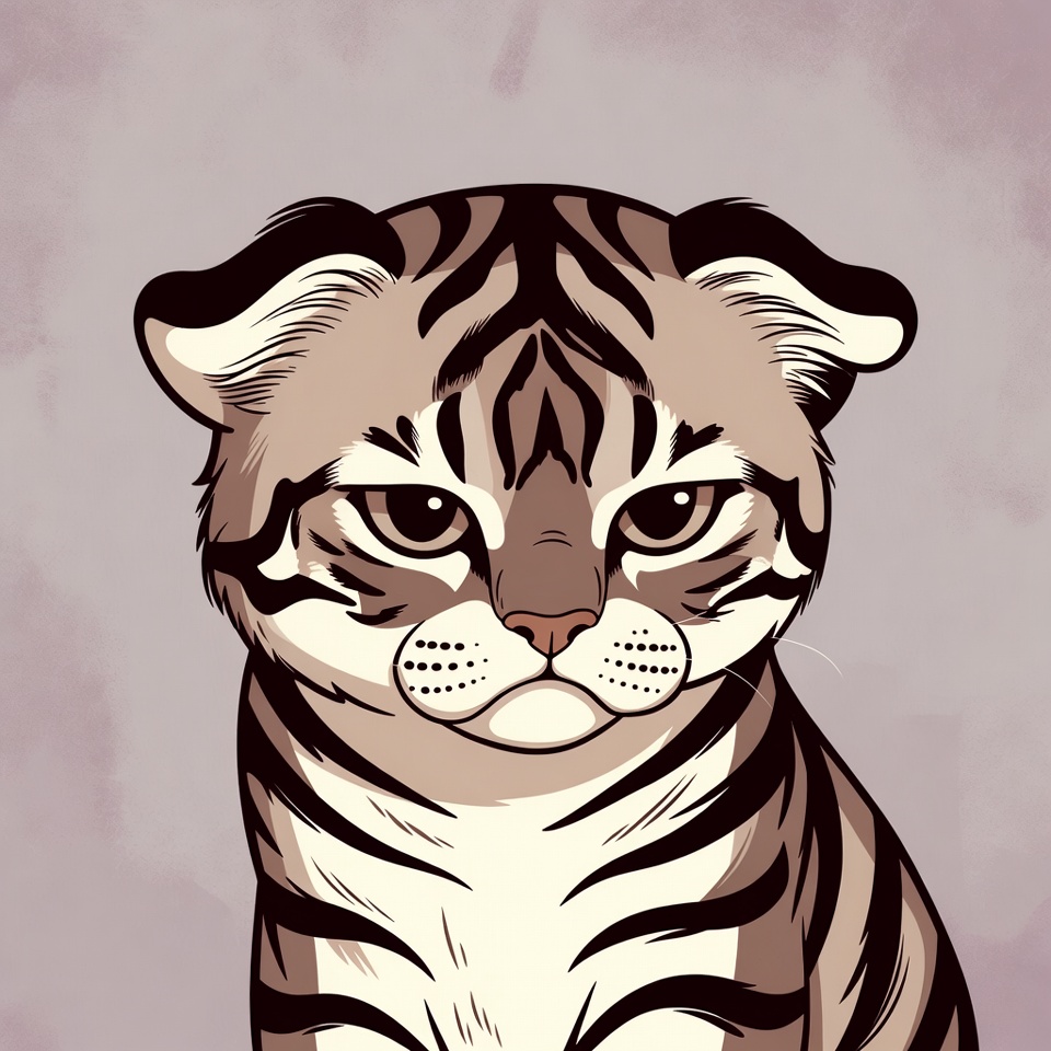 Cute tiger cub illustration Cute tiger cub illustration