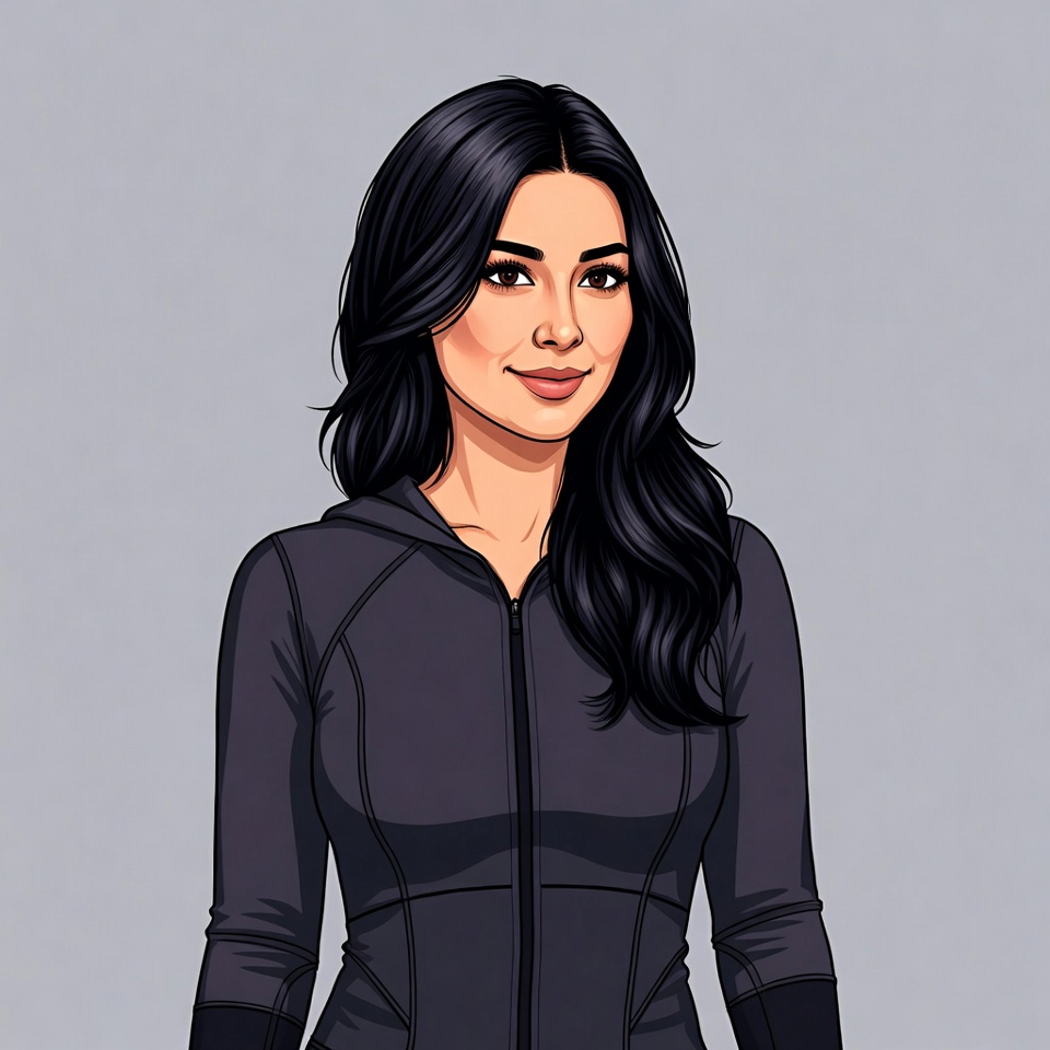 Asian woman in black hoodie Asian woman in black hoodie