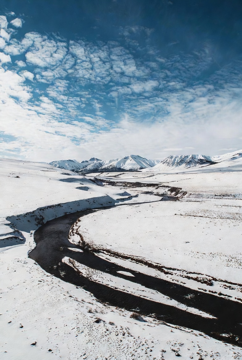 Snowy River Winding Through Mountains Snowy River Winding Through Mountains