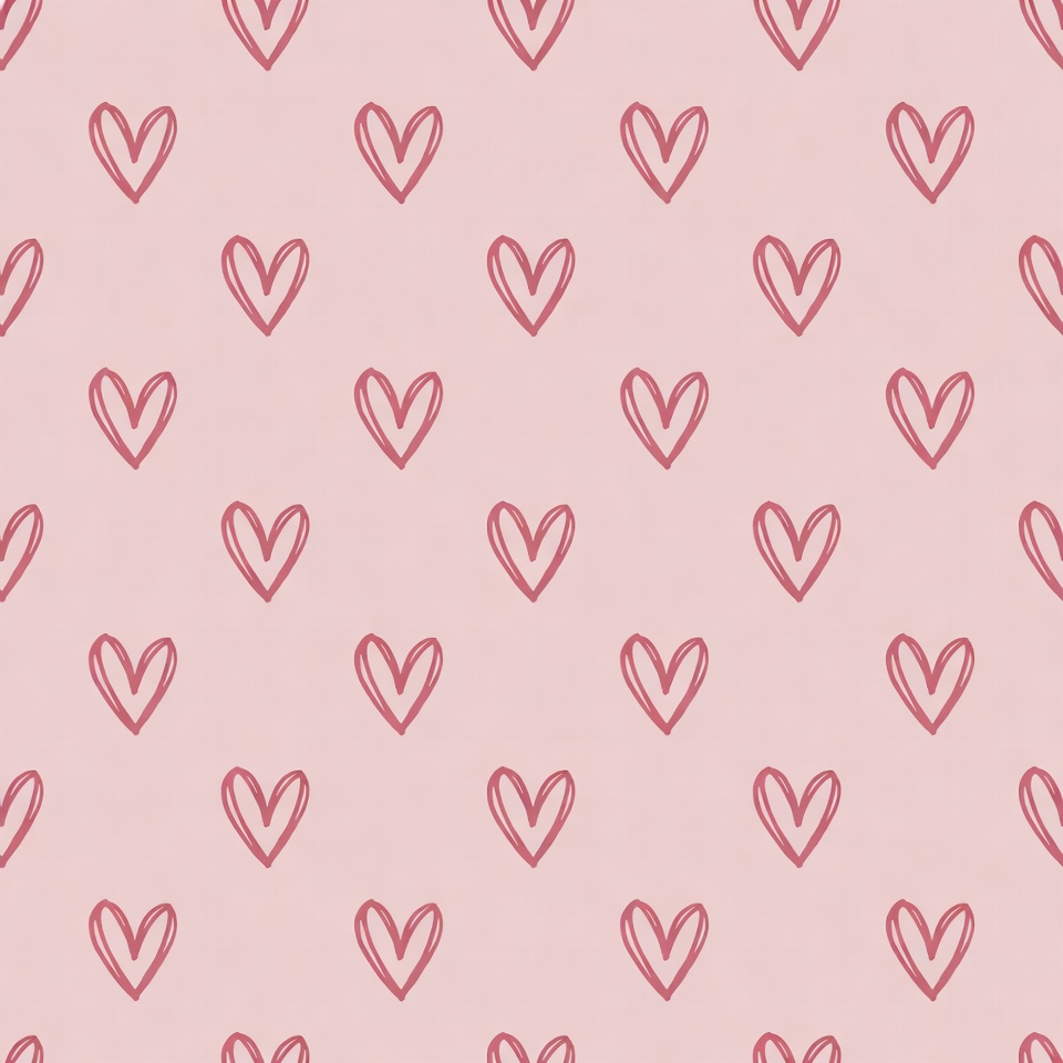 Pink Heart Pattern Background Pink Heart Pattern Background
