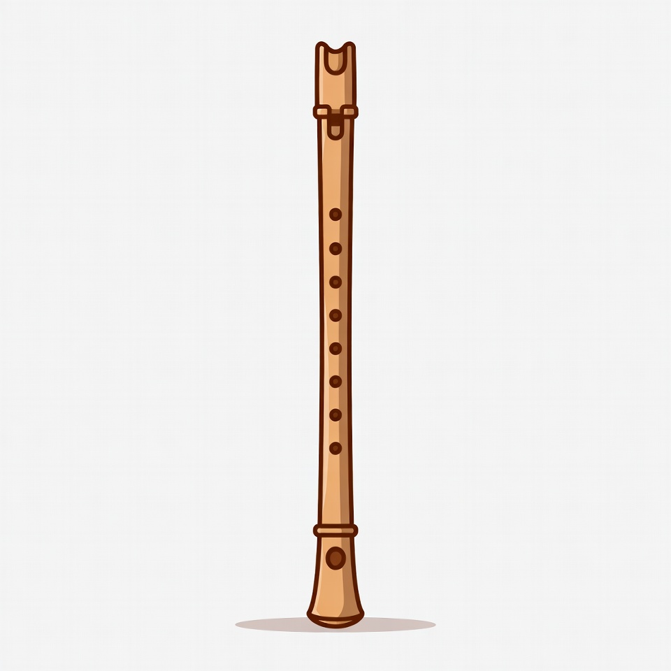 Illustrated Bamboo Flute Illustrated Bamboo Flute