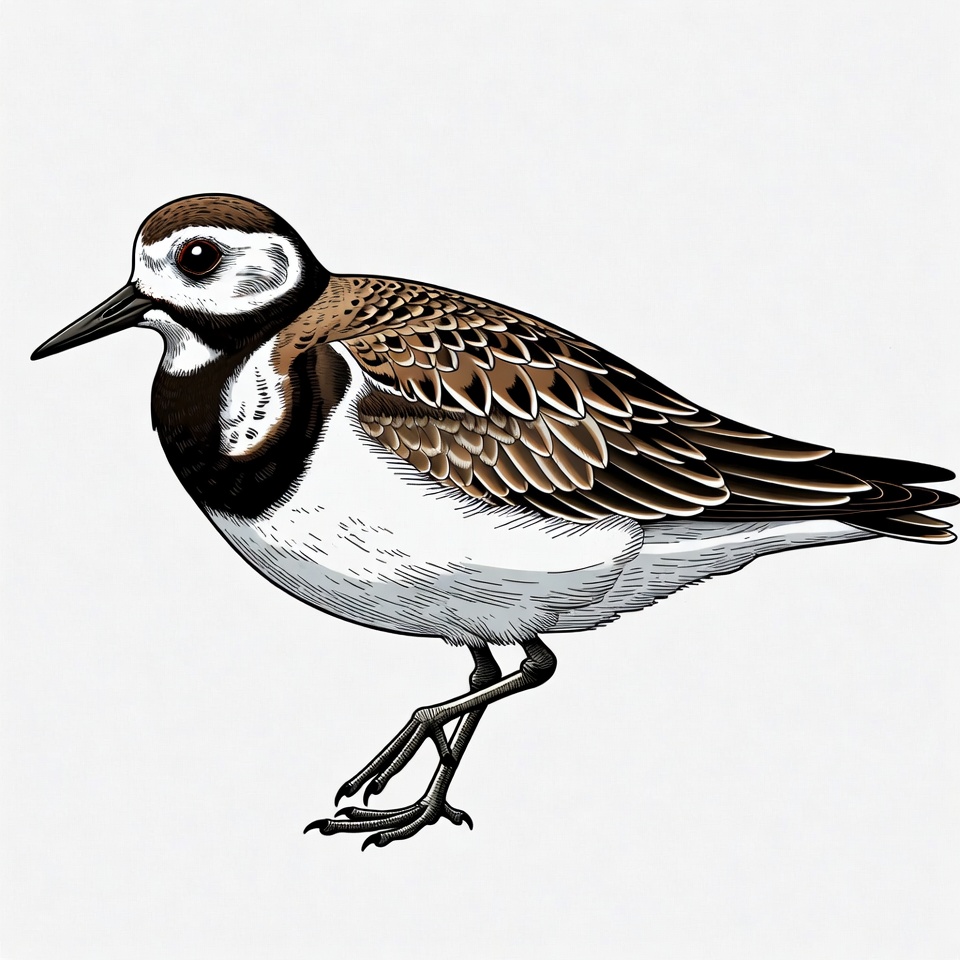 Killdeer Bird Illustration Killdeer Bird Illustration