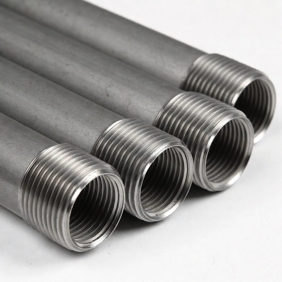Bundle of Threaded Steel Pipes Bundle of Threaded Steel Pipes