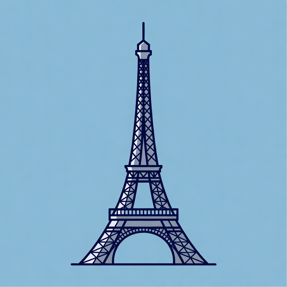 Eiffel Tower illustration Eiffel Tower illustration