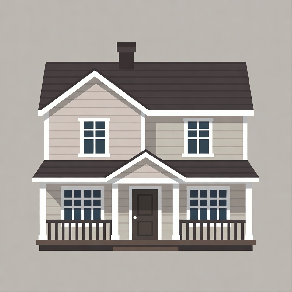 Two-Story House with Porch Two-Story House with Porch