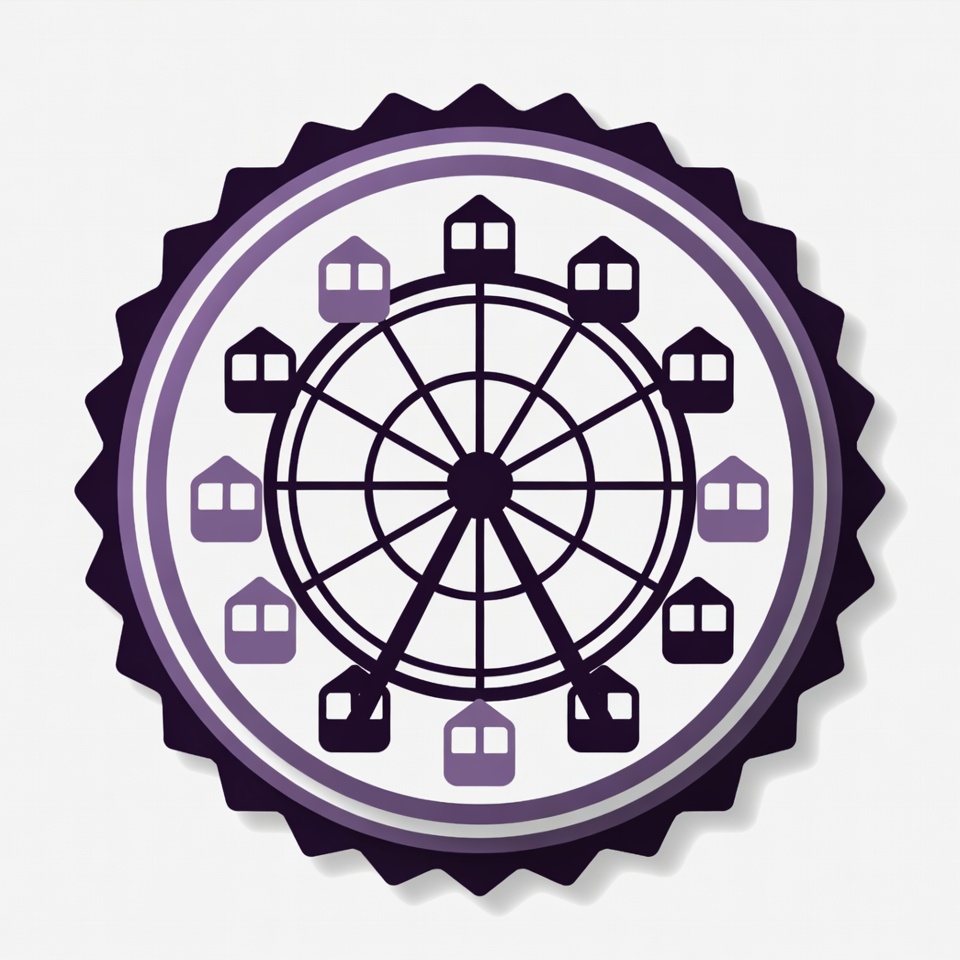 Purple Ferris Wheel Clipart Purple Ferris Wheel Clipart