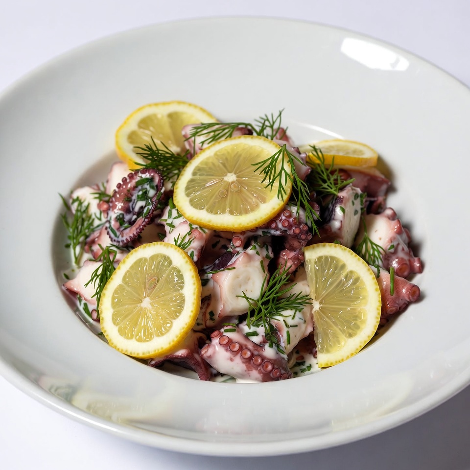 Octopus Salad with Lemon and Dill Octopus Salad with Lemon and Dill