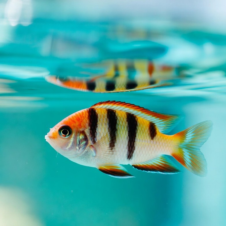 Vibrant Clown Triggerfish Underwater Vibrant Clown Triggerfish Underwater