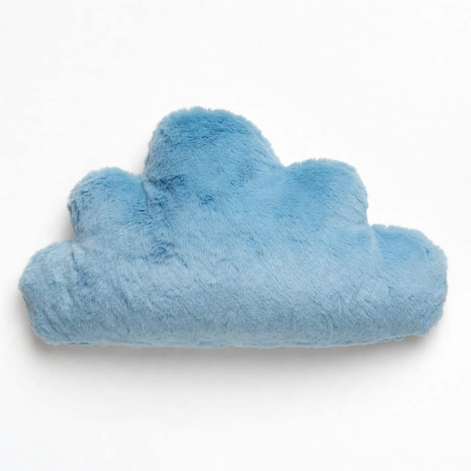 Fluffy Blue Cloud Pillow Fluffy Blue Cloud Pillow
