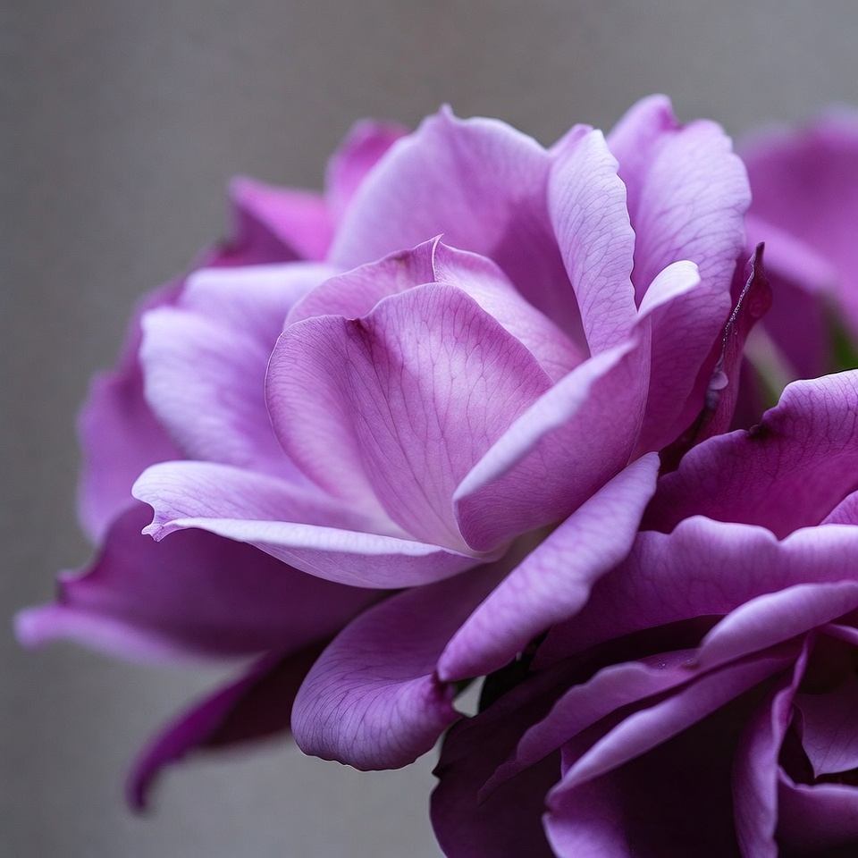 Purple Rose Close-Up Purple Rose Close-Up