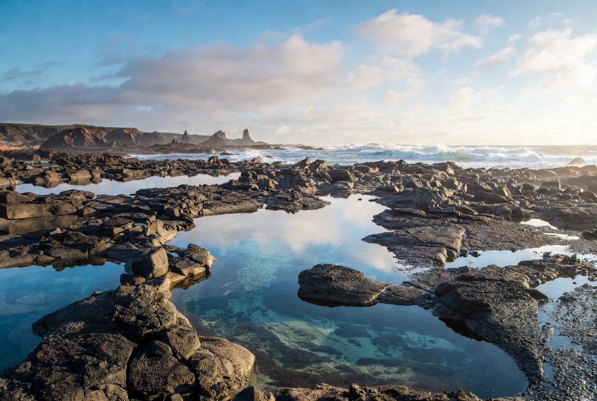 Rocky Tidal Pools Ocean Coastline Rocky Tidal Pools Ocean Coastline