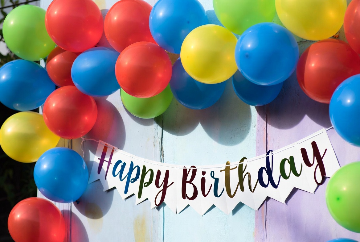 Happy Birthday Balloons Banner Happy Birthday Balloons Banner