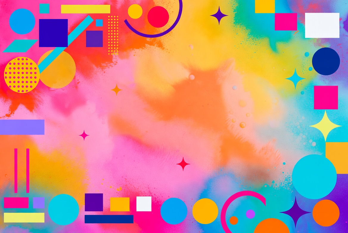 Colorful Geometric Abstract Background Colorful Geometric Abstract Background