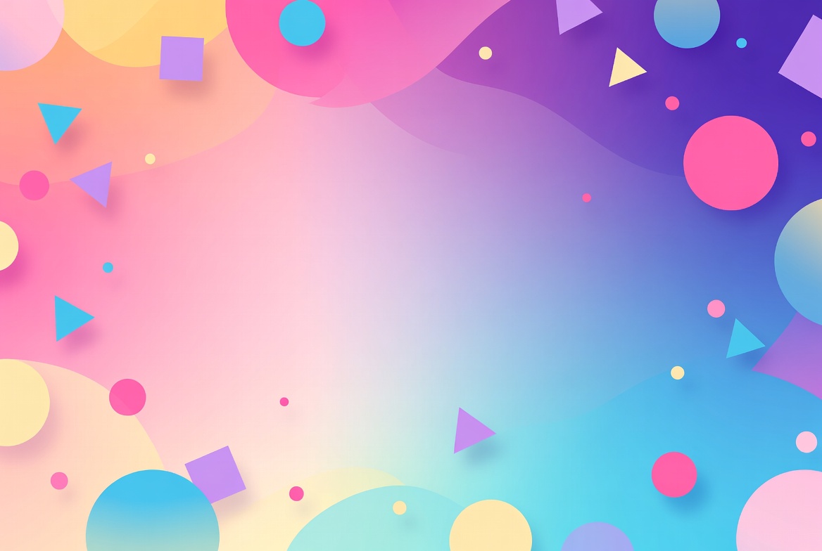 Colorful Geometric Shapes Background Colorful Geometric Shapes Background