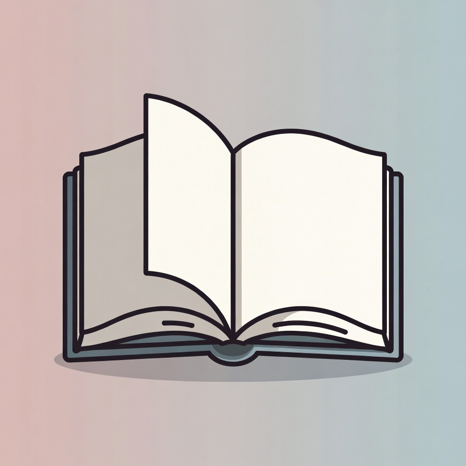 Open Book Illustration Open Book Illustration