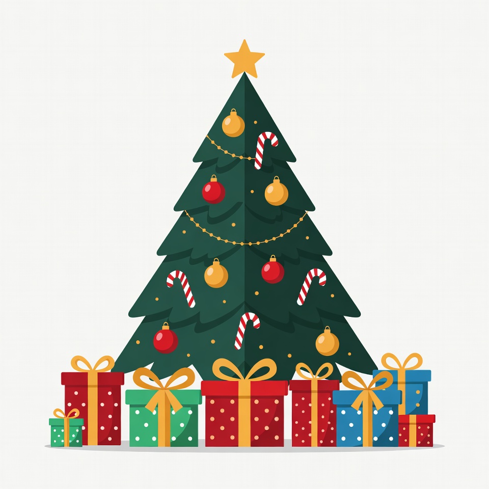 Christmas Tree with Gifts Christmas Tree with Gifts