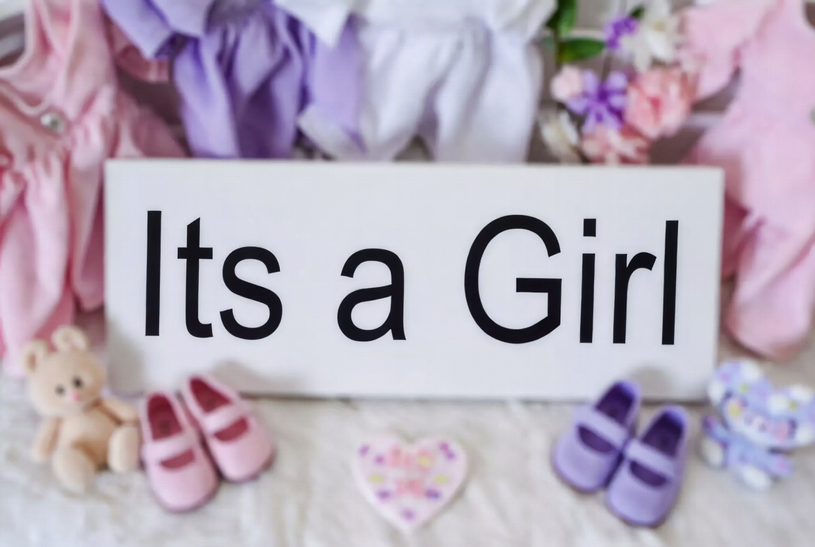 It's a Girl Baby Announcement It's a Girl Baby Announcement