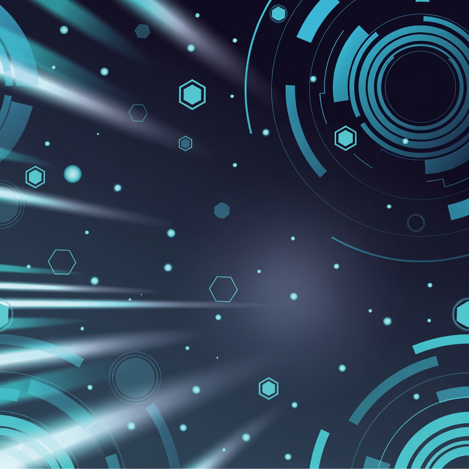 Abstract Cyan Geometric Background Abstract Cyan Geometric Background