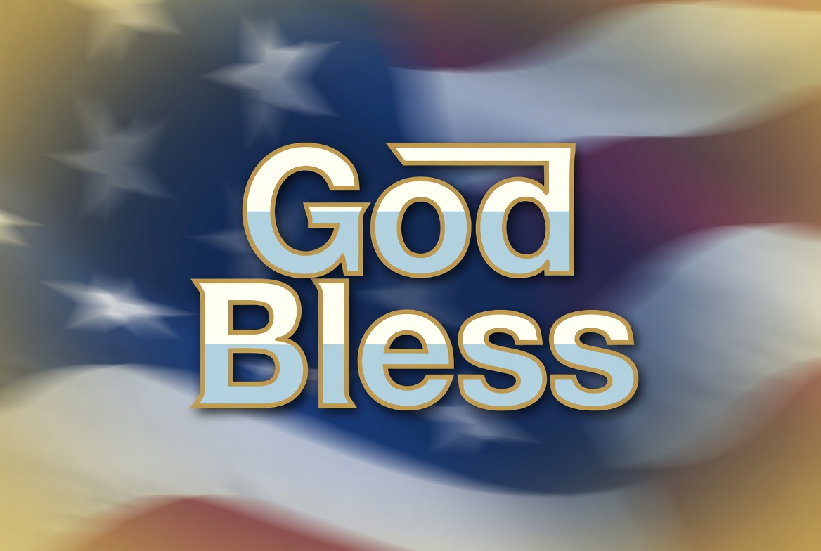 God Bless America Patriotic Graphic God Bless America Patriotic Graphic