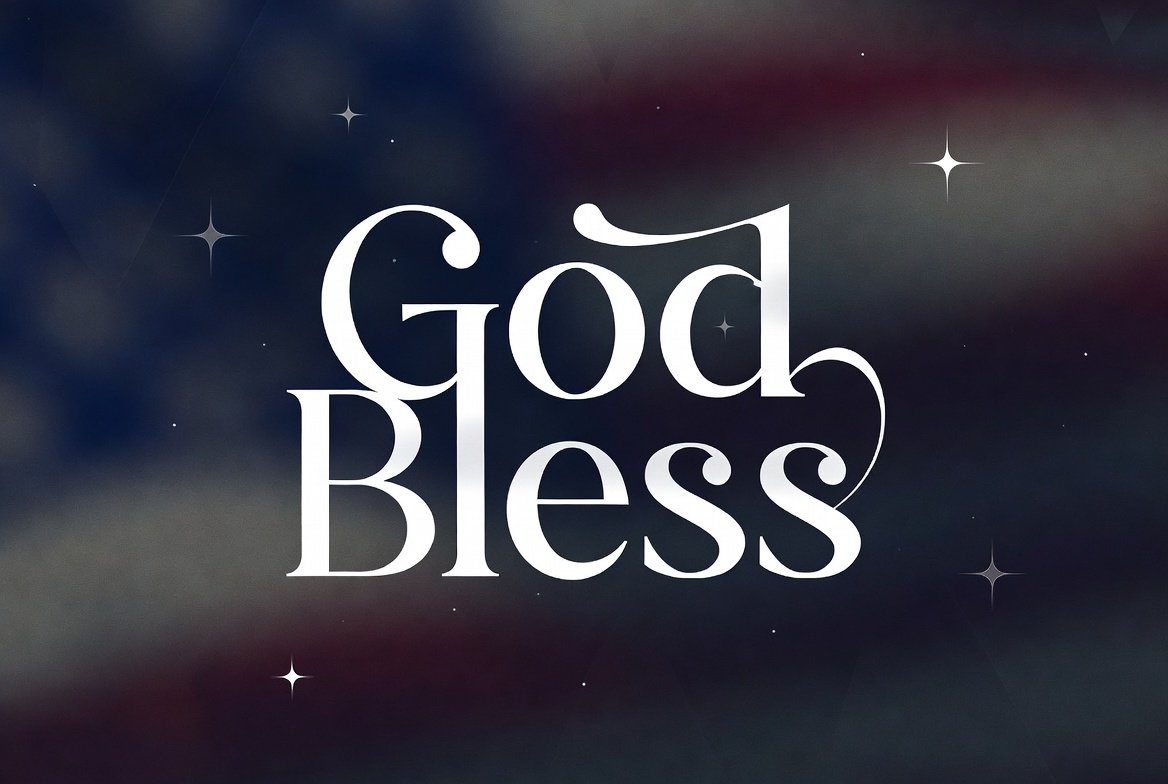 God Bless America Patriotic Graphic God Bless America Patriotic Graphic