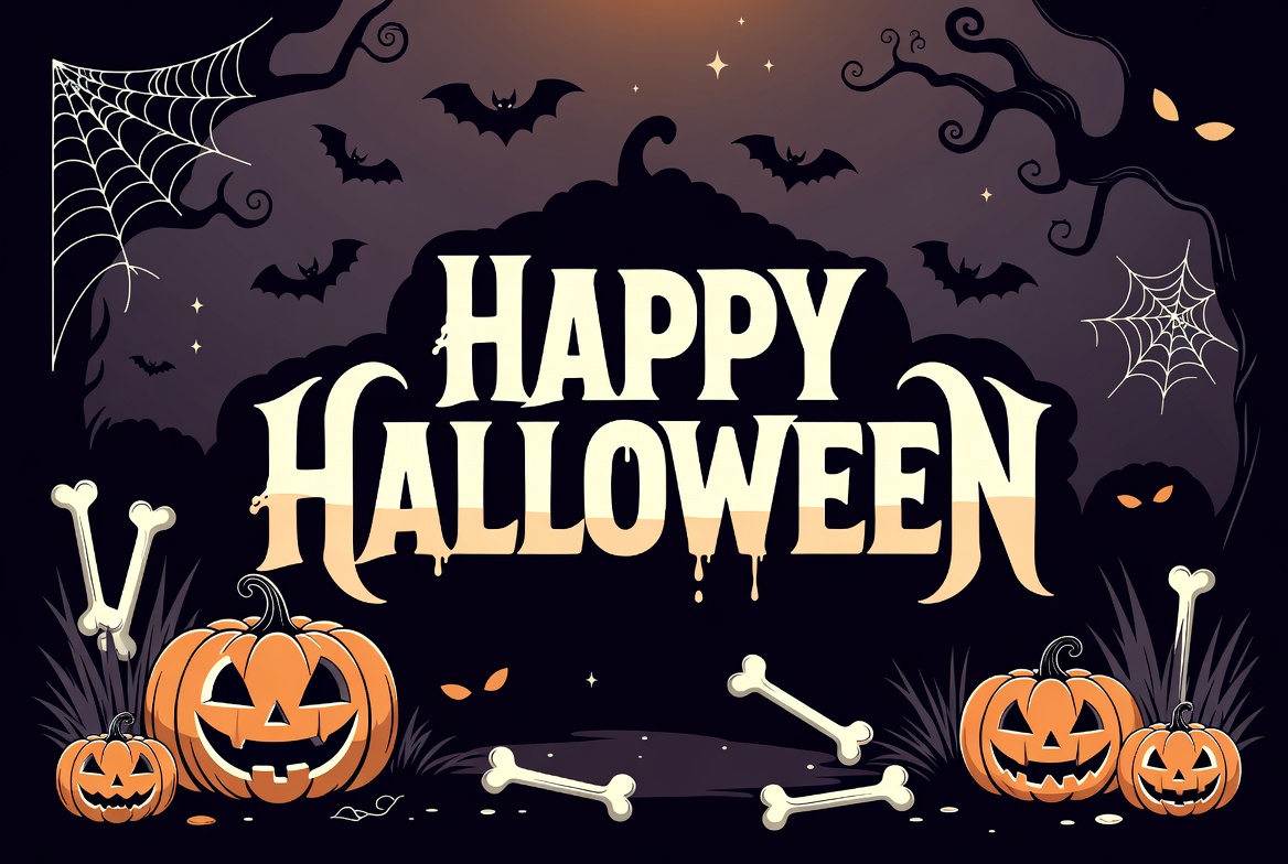 Happy Halloween Illustration Happy Halloween Illustration