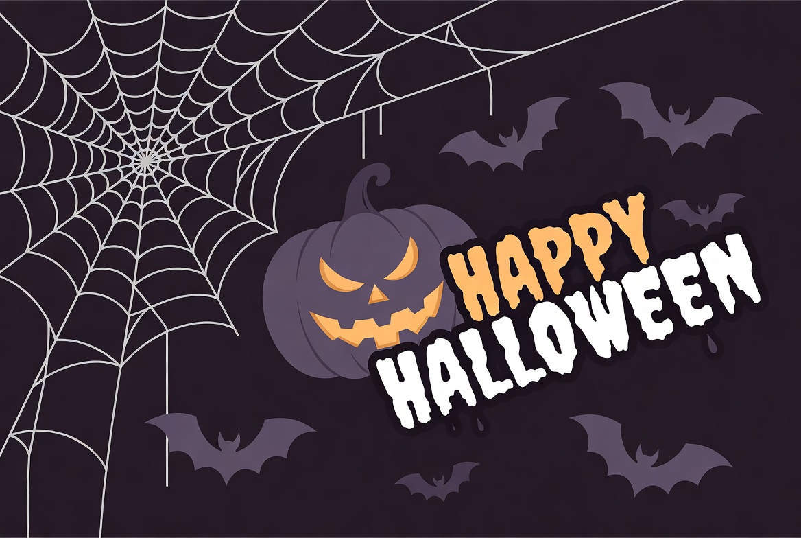 Happy Halloween Jack-o-Lantern Illustration Happy Halloween Jack-o-Lantern Illustration