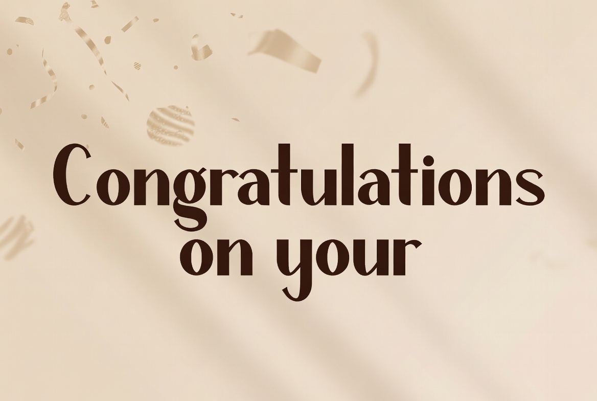 Congratulations on Your Achievement Graphic Congratulations on Your Achievement Graphic