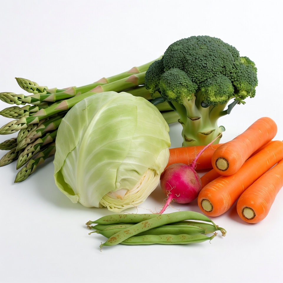 Fresh vegetables on white background Fresh vegetables on white background