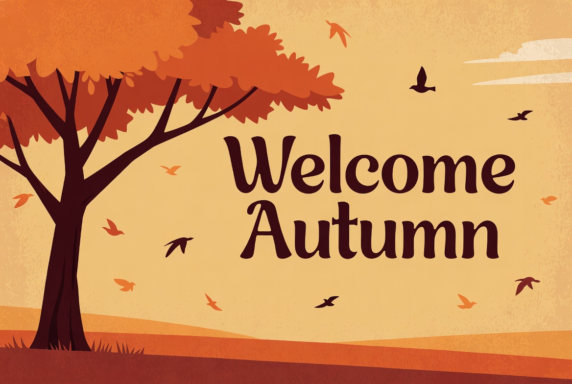Welcome Autumn Tree Illustration Welcome Autumn Tree Illustration