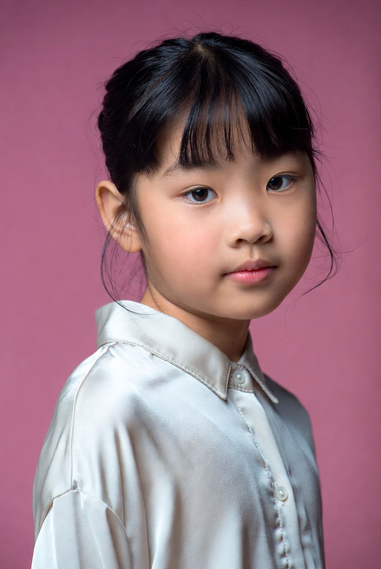 Asian girl in white shirt Asian girl in white shirt