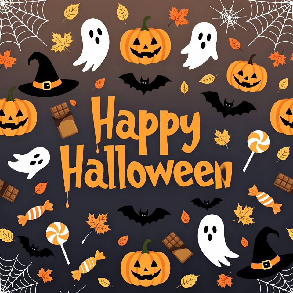 Happy Halloween Illustration Happy Halloween Illustration