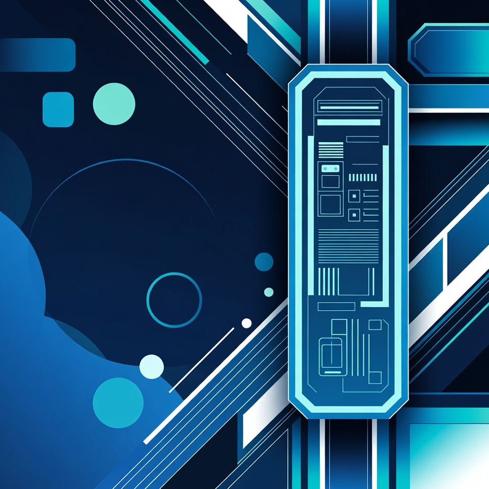 Futuristic Blue Neon Geometric Background Futuristic Blue Neon Geometric Background