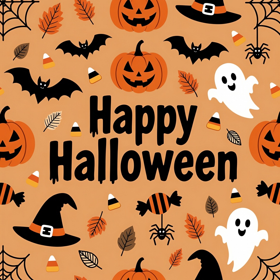 Happy Halloween Clipart Illustration Happy Halloween Clipart Illustration
