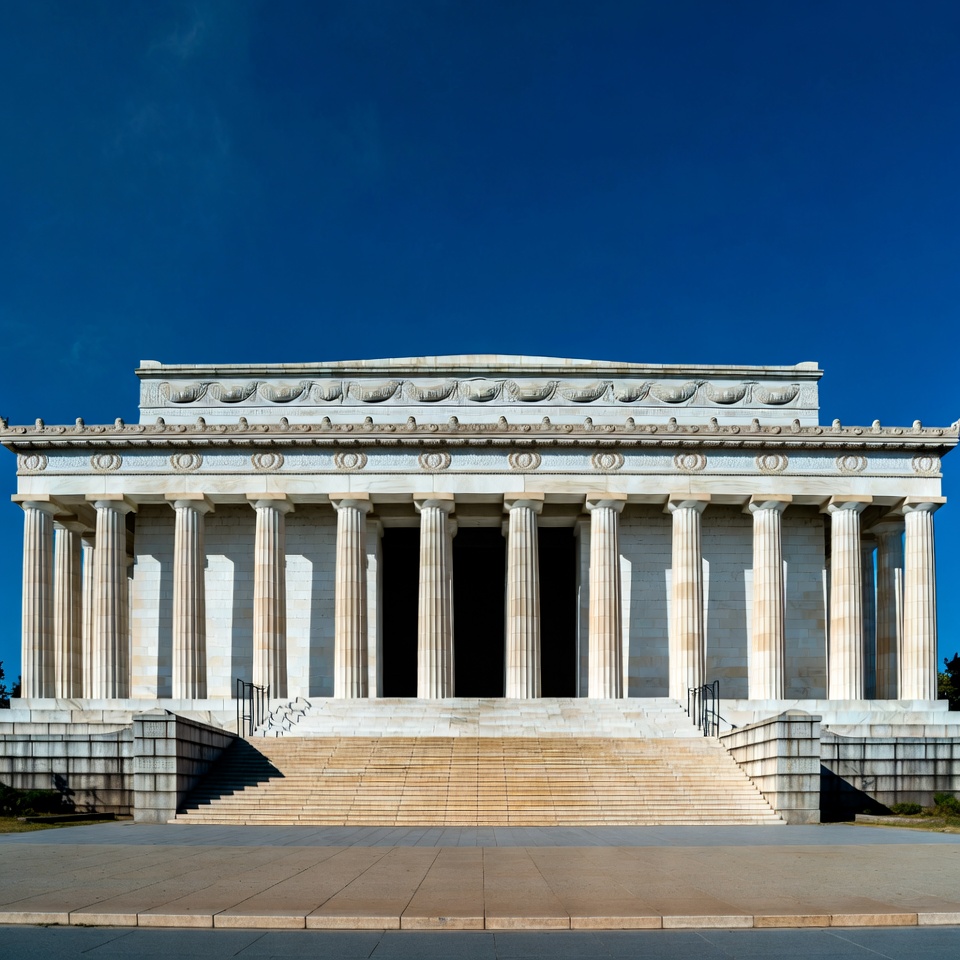 Lincoln Memorial with Columns Lincoln Memorial with Columns
