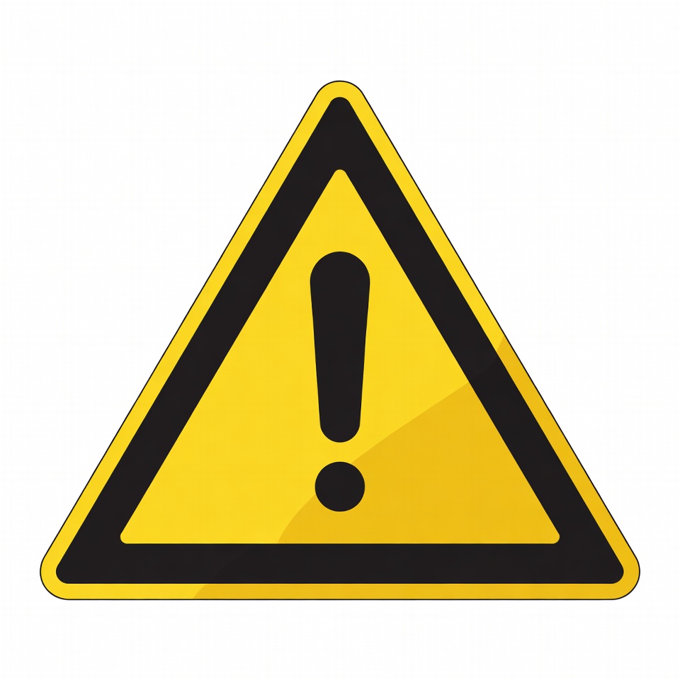 Yellow Warning Sign Icon Yellow Warning Sign Icon