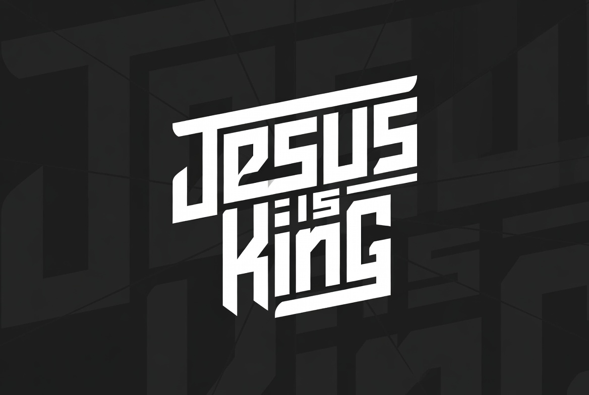 Jesus is King Typography Jesus is King Typography