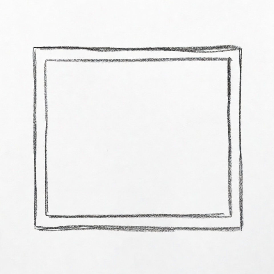 Double Pencil Sketch Frame Double Pencil Sketch Frame