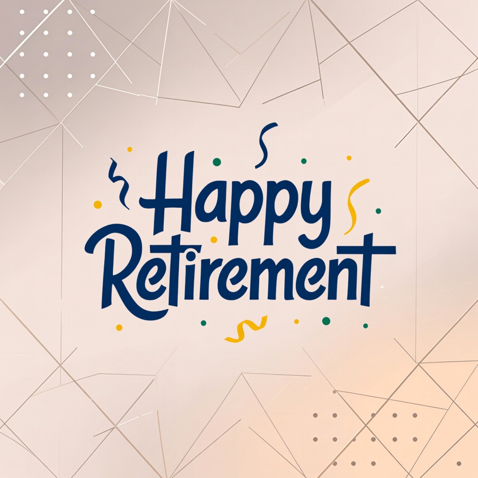 Happy Retirement Greeting Card Happy Retirement Greeting Card