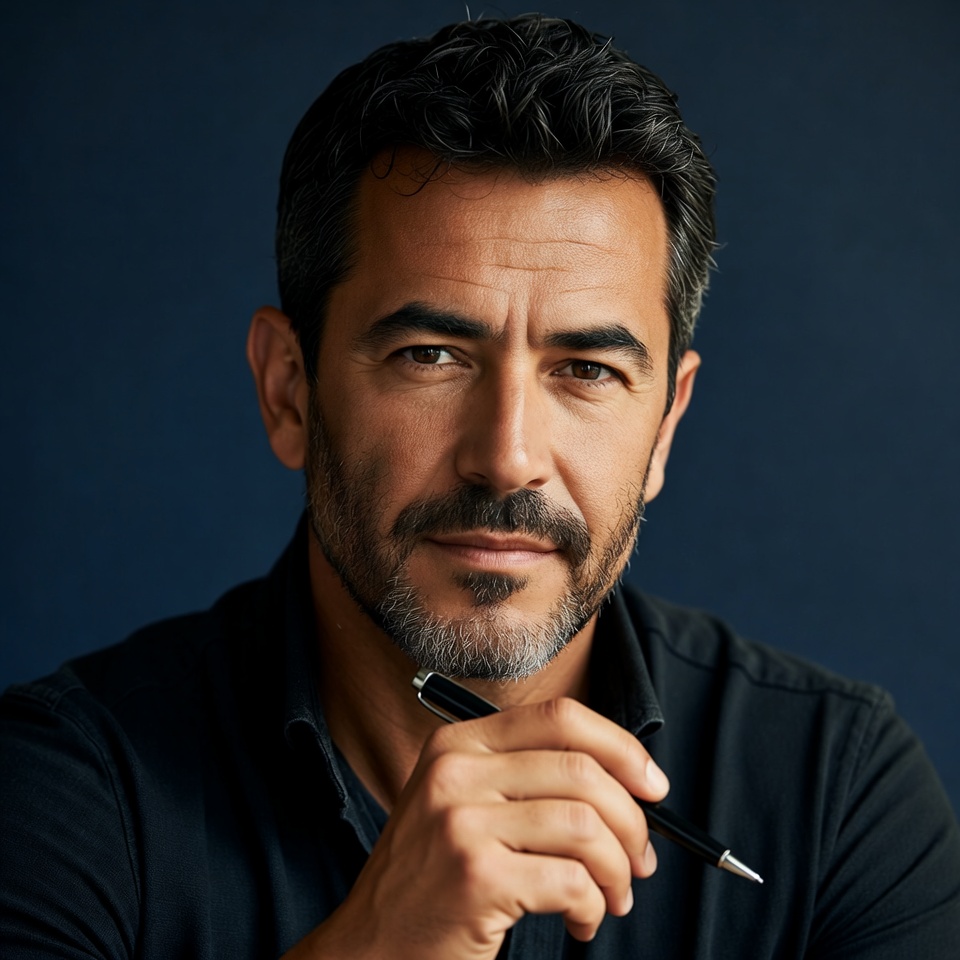 Man holding pen close-up Man holding pen close-up