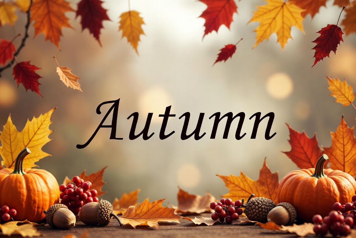 Autumn Leaves Pumpkins Acorns Grapes Autumn Leaves Pumpkins Acorns Grapes