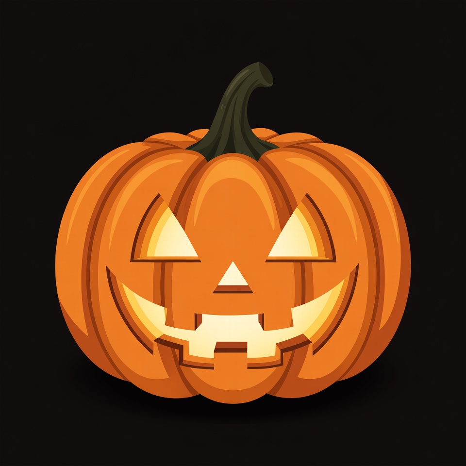 Carved Jack-o'-lantern Pumpkin Carved Jack-o'-lantern Pumpkin