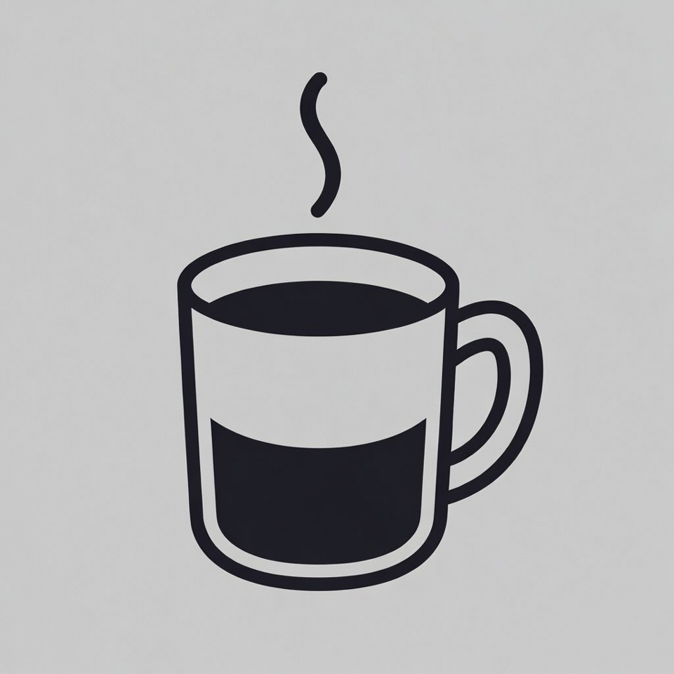 Steaming Coffee Mug Icon Steaming Coffee Mug Icon
