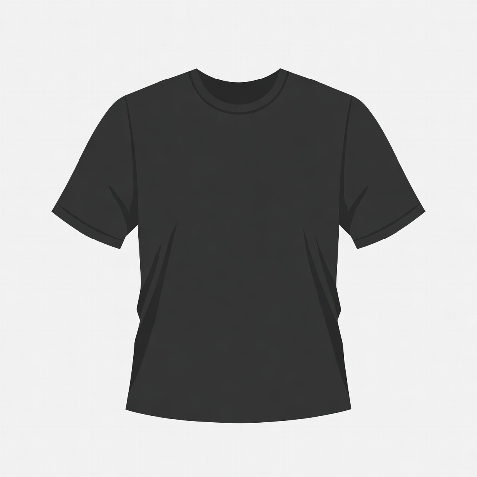 Black T-Shirt Illustration Black T-Shirt Illustration